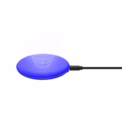Celly WLFASTFEELBL, Intérieure, USB, Recharge sans fil, Bleu