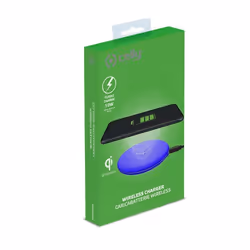 Celly WLFASTFEELBL chargeur d'appareils mobiles Smartphone Bleu USB Recharge sans fil Charge rapide Intérieure - Vue supplémentaire 4