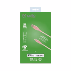 Celly USBLIGHTCOL3MPK câble Lightning 3 m Rose - Vue supplémentaire 4