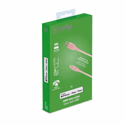 Celly USBLIGHTCOL3MPK câble Lightning 3 m Rose - Vue supplémentaire 5