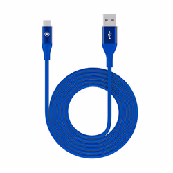Celly USBMICROCOL3MBL câble USB 3 m USB A Micro-USB B Bleu