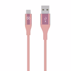 Celly USBMICROCOL3MPK câble USB 3 m USB A Micro-USB B Rose
