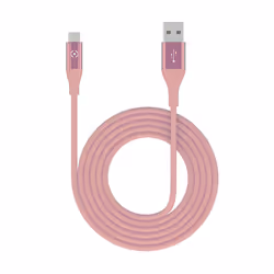 Celly USBMICROCOL3MPK câble USB 3 m USB A Micro-USB B Rose