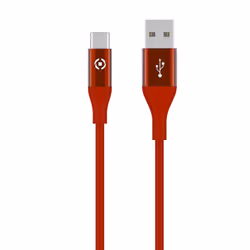 Celly USBTYPECCOL3MRD câble USB 3 m USB A USB C Rouge