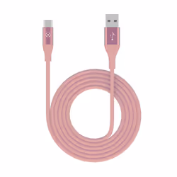 Celly USBTYPECCOL3MPK câble USB 3 m USB A USB C Rose