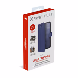 Celly Wally One XL coque de protection pour téléphones portables 12,7 cm (5") Folio porte carte Bleu - Vue supplémentaire 6
