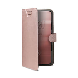Celly Wally One XL coque de protection pour téléphones portables 12,7 cm (5") Folio porte carte Rose