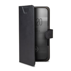 Celly Wally One XXL coque de protection pour téléphones portables 14 cm (5.5") Folio porte carte Noir