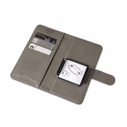 Celly Wally One XXL coque de protection pour téléphones portables 14 cm (5.5") Folio porte carte Noir