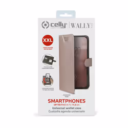 Celly Wally One XXL coque de protection pour téléphones portables 14 cm (5.5") Folio porte carte Rose - Vue supplémentaire 5