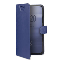 Celly Wally One XXXL coque de protection pour téléphones portables 15,2 cm (6") Folio porte carte Bleu