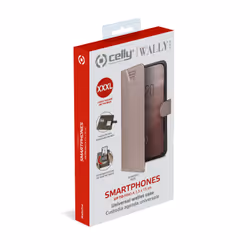 Celly Wally One XXXL coque de protection pour téléphones portables 15,2 cm (6") Folio porte carte Rose - Vue supplémentaire 6