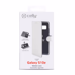 Celly Wally coque de protection pour téléphones portables 14,7 cm (5.8") Étui avec portefeuille Blanc - Vue supplémentaire 4