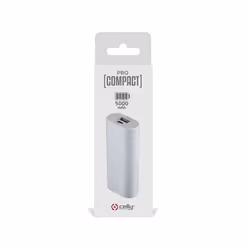 Celly Procompact Lithium-Ion (Li-Ion) 5000 mAh Blanc