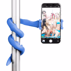 Celly Snake, Universel, Bleu, Toutes marques, Silicone, 6 cm, 8,5 cm