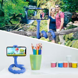 Celly Snake bâton support pour selfies Universel Bleu
