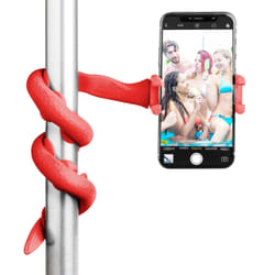 Celly Snake bâton support pour selfies Universel Rouge
