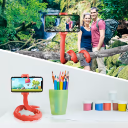 Celly Snake bâton support pour selfies Universel Rouge