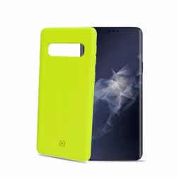 Celly SHOCK890YL, Housse, Samsung, Galaxy S10, 15,5 cm (6.1"), Jaune