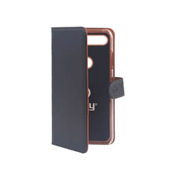 Celly Wally coque de protection pour téléphones portables 16,3 cm (6.4") Étui avec portefeuille Noir