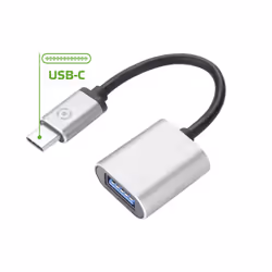 Celly PROUSBCUSBDS, USB C, USB A, USB 3.2 Gen 1 (3.1 Gen 1), Argent