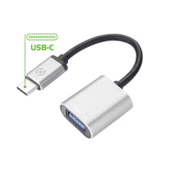 Celly PROUSBCUSBDS câble USB USB 3.2 Gen 1 (3.1 Gen 1) USB C USB A Argent