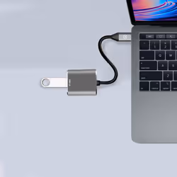 Celly PROUSBCUSBDS câble USB USB 3.2 Gen 1 (3.1 Gen 1) USB C USB A Argent