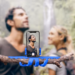 Celly Squiddy Max trépied Smartphone/action caméra 6 pieds Bleu - Vue supplémentaire 4