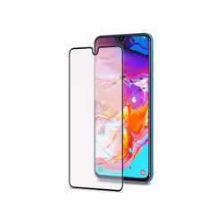 Celly Full Glass, Samsung, Galaxy A70, Résistant aux rayures, Noir, Transparent, 1 pièce(s)