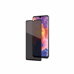 Celly Privacy Full Glass, Huawei, P30, Résistant à la poussière, Résistant aux rayures, Anti-éclaboussures, Noir, Transparent ...