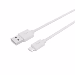 Celly PCUSBMICROWH, 1 m, USB A, Micro-USB A, Blanc