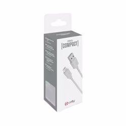 Celly PCUSBMICROWH câble USB 1 m USB A Micro-USB A Blanc