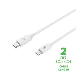 Celly USBLIGHTC2MWH câble Lightning 2 m Blanc