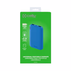 Celly PBE5000 Lithium-Ion (Li-Ion) 5000 mAh Bleu - Vue supplémentaire 4