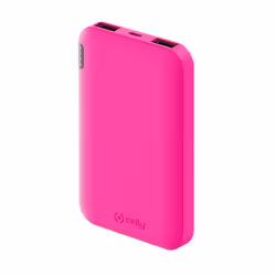Celly PBE5000, 5000 mAh, Lithium-Ion (Li-Ion), Recharge sans fil, Rose