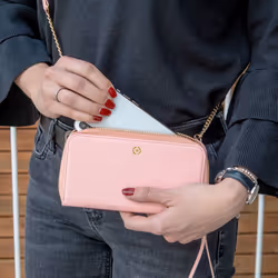 Celly VENEREPK 6.5" Étui avec portefeuille Rose - Vue supplémentaire 4