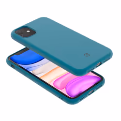 Celly LEAF coque de protection pour téléphones portables 15,5 cm (6.1") Housse Bleu