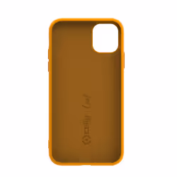 Celly LEAF coque de protection pour téléphones portables 15,5 cm (6.1") Housse Jaune