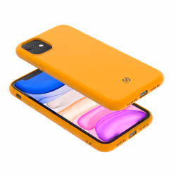 Celly LEAF coque de protection pour téléphones portables 15,5 cm (6.1") Housse Jaune