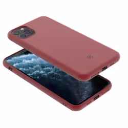 Celly LEAF1002RD coque de protection pour téléphones portables 16,4 cm (6.46") Housse Rouge