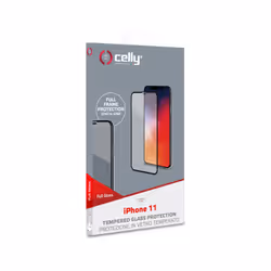Celly FULLGLASS1001BK écran et protection arrière de téléphones portables Protection d'écran transparent Apple 1 pièce(s) - Vue supplémentaire 3