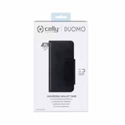 Celly Duomo XL 14,7 cm (5.8") Folio porte carte Noir - Vue supplémentaire 5