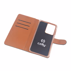 Celly WALLY coque de protection pour téléphones portables 17,5 cm (6.9") Étui avec portefeuille Noir