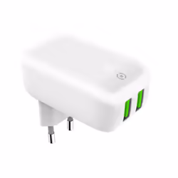Celly TC2USBLEDWH chargeur d'appareils mobiles Universel Blanc Secteur Intérieure
