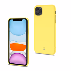 Celly Candy, Housse, Apple, iPhone 11 Pro Max, 16,5 cm (6.5"), Jaune