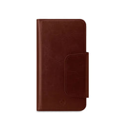 Celly Duomo coque de protection pour téléphones portables 14,7 cm (5.8") Étui avec portefeuille Marron