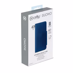 Celly Duomo coque de protection pour téléphones portables 14,7 cm (5.8") Étui avec portefeuille Bleu - Vue supplémentaire 5