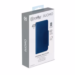 Celly Duomo coque de protection pour téléphones portables 16,5 cm (6.5") Étui avec portefeuille Bleu - Vue supplémentaire 6