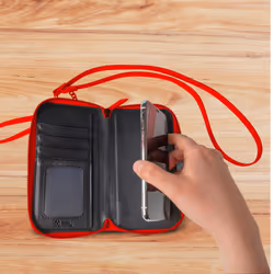 Celly Venere 6.5" Étui avec portefeuille Rouge - Vue supplémentaire 5