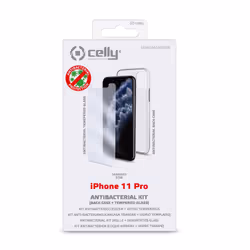 Celly COVGLASSAB1000 coque de protection pour téléphones portables Étui Transparent